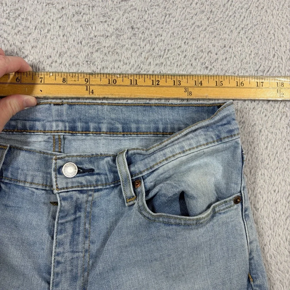 Levi's 511 Slim Fit Jeans Mens 33x30 Light Wash Blue Stretch Denim 04511